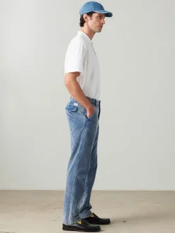 Chinobroek blauw