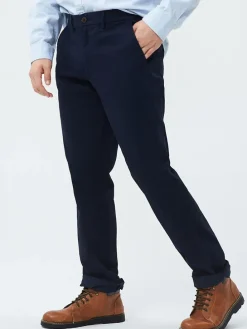 Chinobroek donkerblauw
