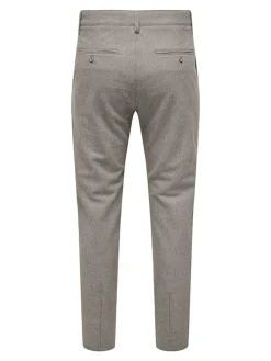 Chinobroek "Mark" - slim fit - taupe