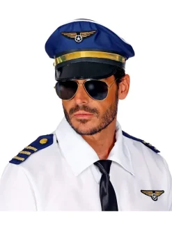 4-delige accessorieset "Piloten" donkerblauw