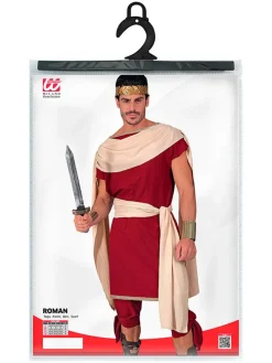 4-delige kostuum "Romeinen" rood/crème