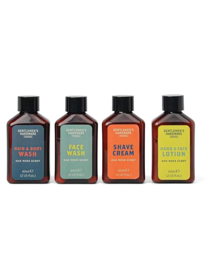 4-delige lichaamsverzorgingsset olijfgroen - 4x 60 ml