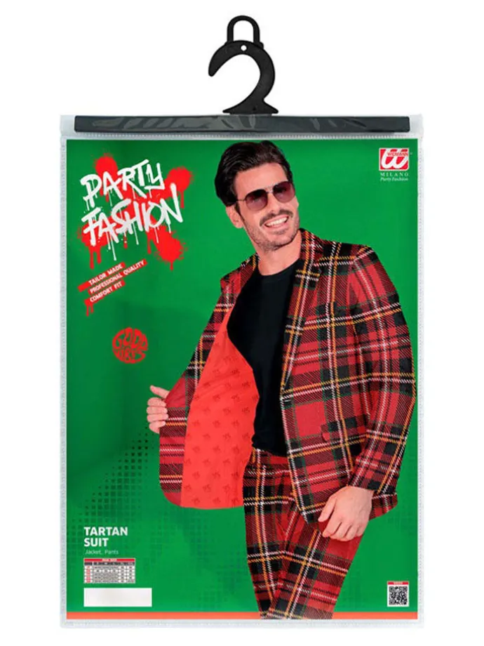 2-delige outfit "Party Fashion" rood/zwart