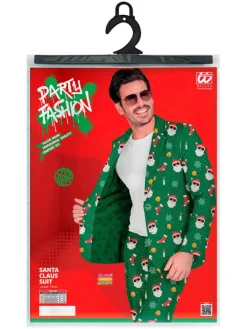 2-delige outfit "Santa Claus" groen/wit