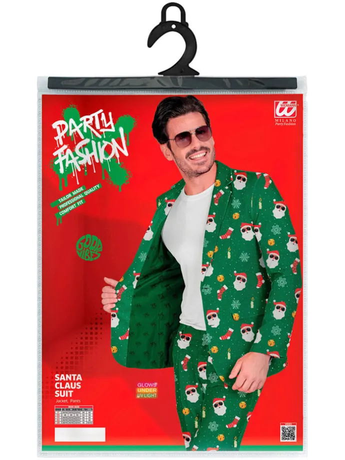 2-delige outfit "Santa Claus" groen/wit