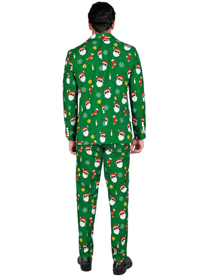 2-delige outfit "Santa Claus" groen/wit