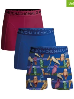 3-delige set: boxershorts blauw/roze/meerkleurig