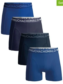 4-delige set: boxershorts blauw/donkerblauw