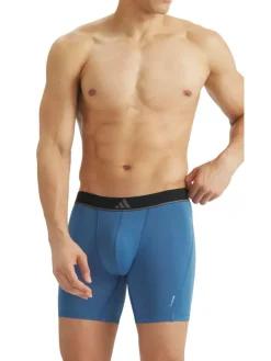 3-delige set: boxershorts blauw/zwart/grijs