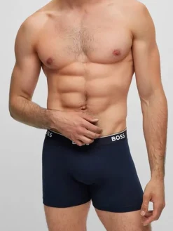 3-delige set: boxershorts donkerblauw