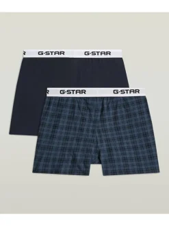 2-delige set: boxershorts donkerblauw