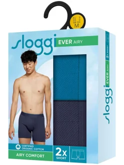 2-delige set: boxershorts "Ever" blauw