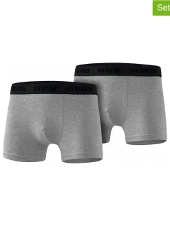 2-delige set: boxershorts grijs