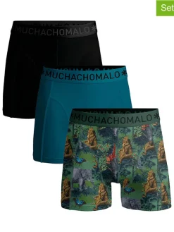 3-delige set: boxershorts meerkleurig/turquoise/zwart