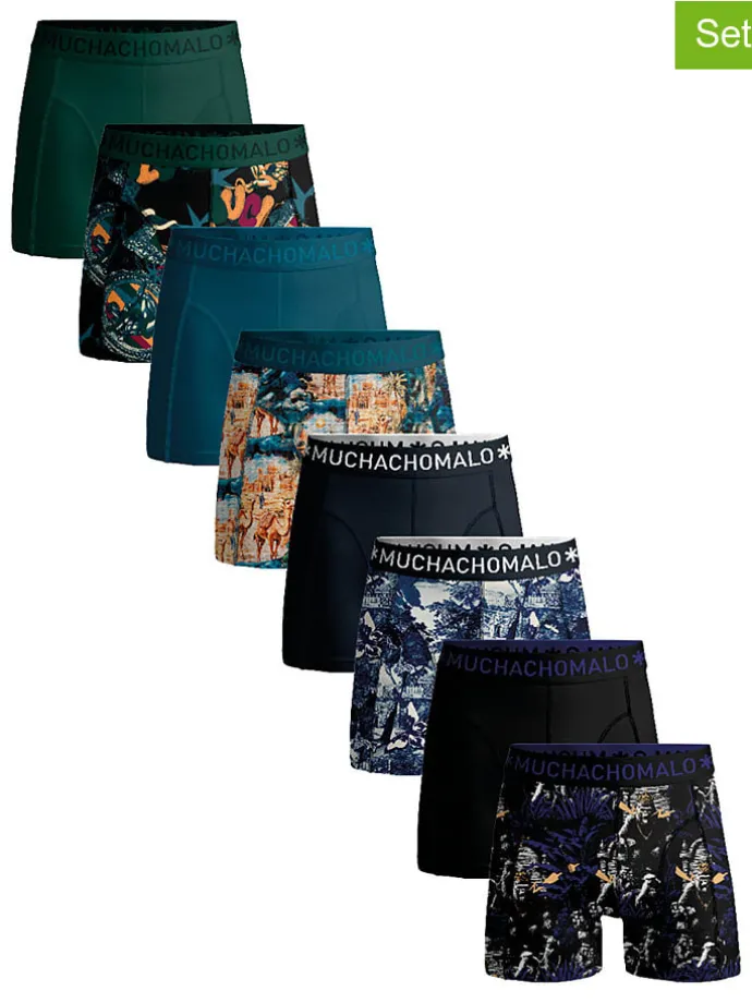 8-delige set: boxershorts meerkleurig