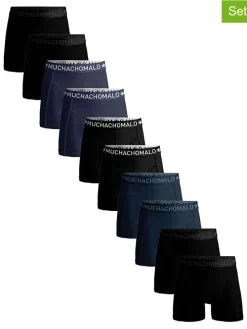10-delige set: boxershorts zwart/donkerblauw