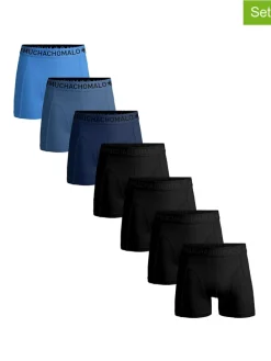 7-delige set: boxershorts zwart/donkerblauw/blauw