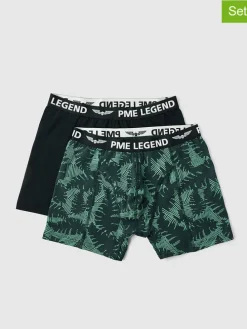 2-delige set: boxershorts zwart/groen