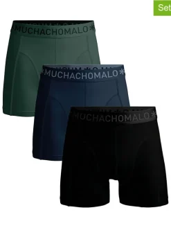 3-delige set: boxershorts zwart/donkerblauw/groen