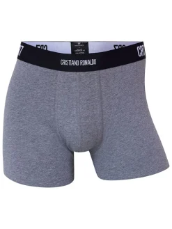 4-delige set: boxershorts zwart/grijs