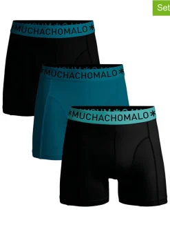 3-delige set: boxershorts zwart/blauw