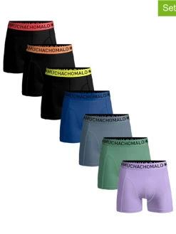 7-delige set: boxershorts zwart/meerkleurig