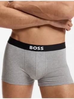 3-delige set: boxershorts zwart/grijs/wit