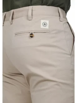 2-delige set: chinobroeken beige/donkerblauw