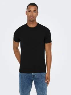 2-delige set: shirts "Basic" zwart