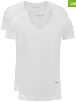 2-delige set: shirts wit