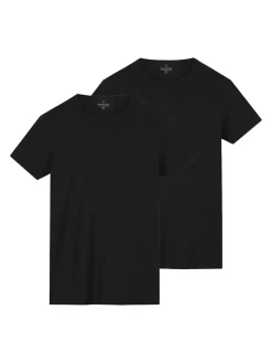 2-delige set: shirts zwart