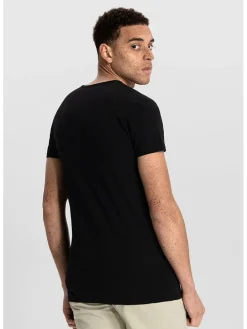 2-delige set: shirts zwart