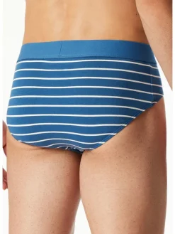 3-delige set: slips blauw/zwart