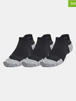 3-delige set: sportsokken "Run Cushion" zwart