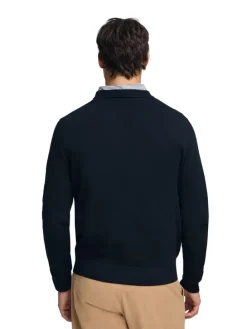 3-delige set: truien donkerblauw/zwart/lichtbruin