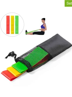 3-delige set: weerstandsbanden rood/geel/groen - (L)30 cm