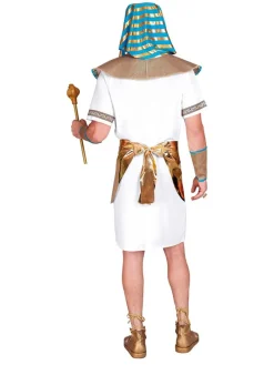 5-delig kostuum "Pharaoh" wit/goudkleurig