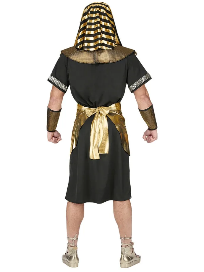 5-delig kostuum "Pharaoh" zwart/goudkleurig