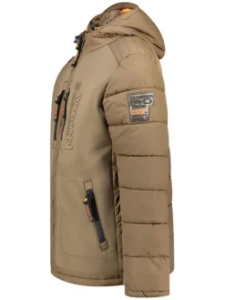 Donzen jas "Beachwood" lichtbruin