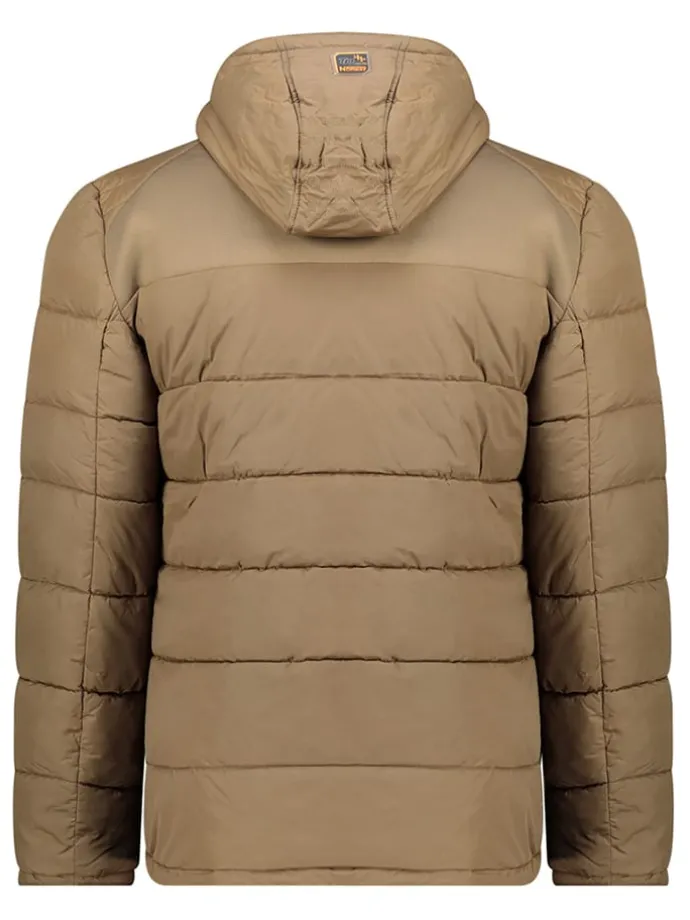 Donzen jas "Beachwood" lichtbruin