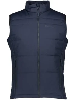 Doorgestikte bodywarmer "Bergland" donkerblauw