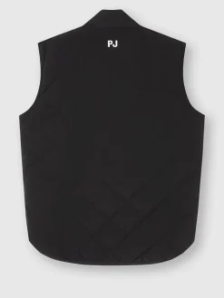 Doorgestikte bodywarmer donkerblauw