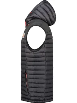 Doorgestikte bodywarmer "Vadalmo" zwart