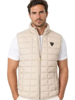 Doorgestikte bodywarmer 