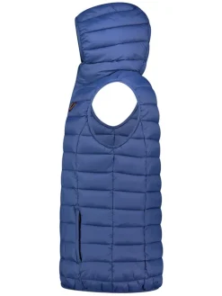 Doorgestikte bodywarmer "Vaipter" blauw