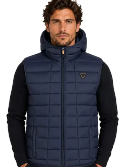 Doorgestikte bodywarmer 