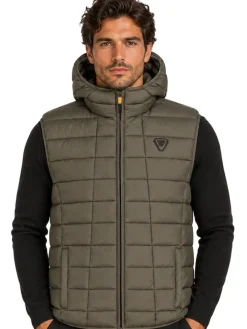Doorgestikte bodywarmer 