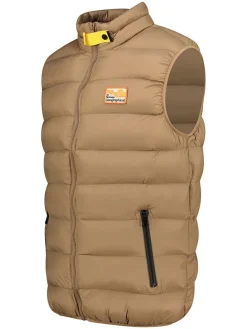 Doorgestikte bodywarmer 