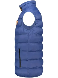 Doorgestikte bodywarmer "Valanche" blauw