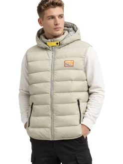 Doorgestikte bodywarmer "Valanche" groen